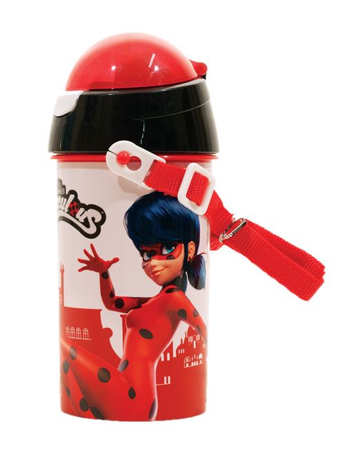 Giovas tasse à boire Miraculous420 ml rouge/noir