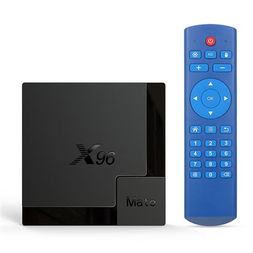 Docooler X96 Mate Android 10.0 Smart Tv Box Uhd 4K Lecteur Multimédia Hdr 4Go / 32Go Bt5.0