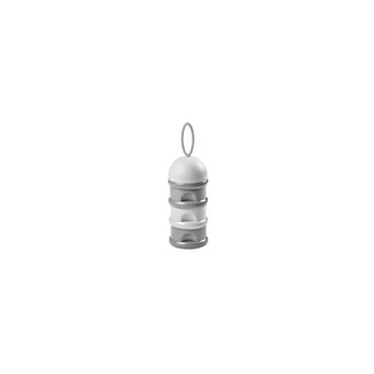 Boite doseuse de lait 3 compartiments empilables Gris - 1