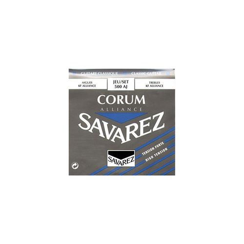 Savarez Bleu 500Aj Corum Alliance Tirant Fort - Jeu De Cordes Guitare Classique - Image 1