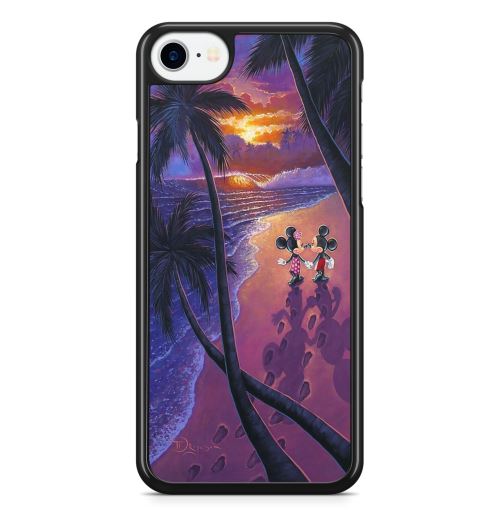 Coque Fifrelin Noire pour iPhone 11 PRO Mickey Minnie Disney Plage Amour