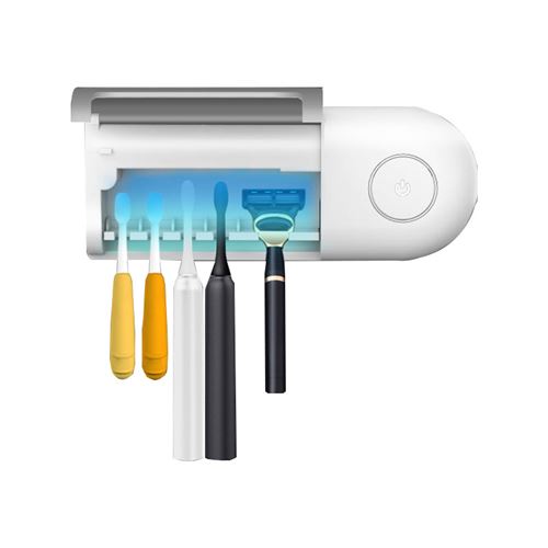 Porte-Brosse À Dents UV -USB Charge Blanc
