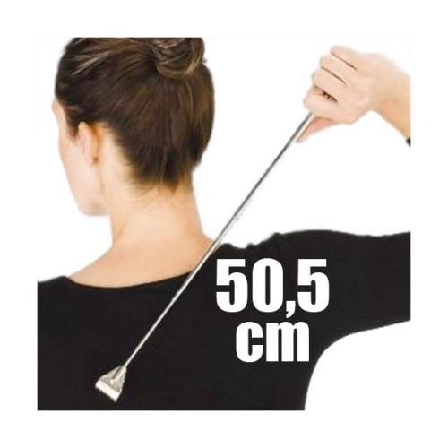 Grattoir pour dos téléscopique 50.5 cm - Fourchette gratte fos anti démangeaison