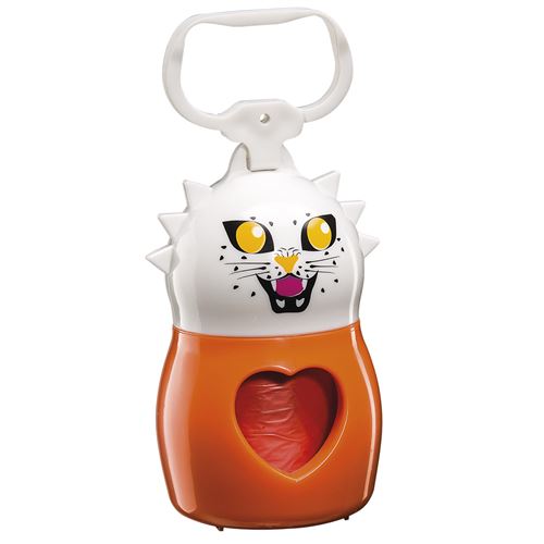 Meilleurs prix pour DUDU' ANIMALS TIGRE Support sachets hygiénique pour chiens Ø 5,5 x 9 cm