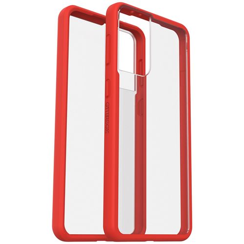 OtterBox React Series - Achterzijde behuizing voor mobiele telefoon - krachtig rood - voor Samsung Galaxy S21+ 5G