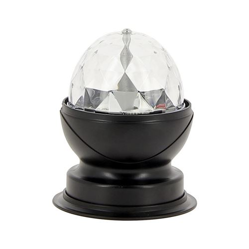 Xanlite|Lampe à poser effet disco, LED multicolores ,tête rotative|LADRVB