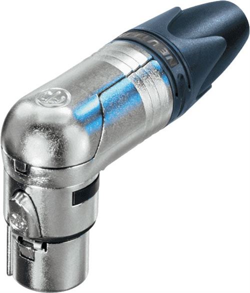 FICHE XLR FEMELLE STD 4br COUDEE NEUTRIK