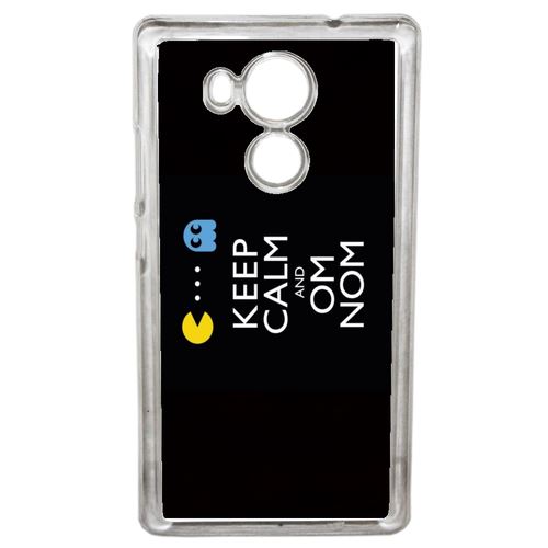 Coque Keep Calm Pacman Compatible Mate 8 Transparent