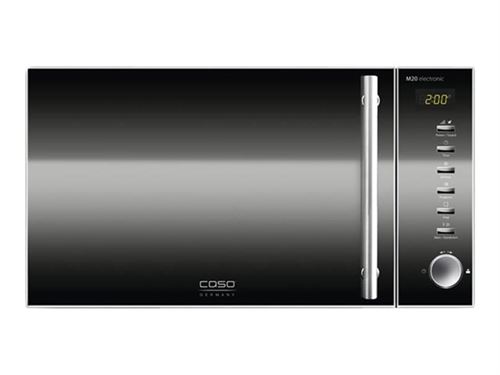 CASO Germany M 20 - Four micro-ondes monofonction - 20 litres - 800 Watt - argent