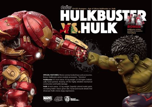 Egg Attack Action EA-021 - Avengers Age of Ultron - Hulkbuster vs Hulk
