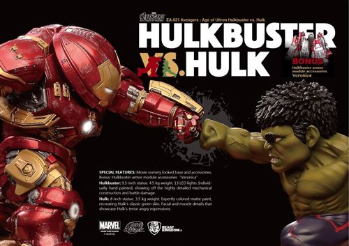 Figure Hulkbuster Vs Hulk Avengers The Age Of Ultron Marvel Egg Attack Figure