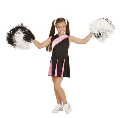 Déguisement Cheerleader Rose et Noir (11/13 ans)