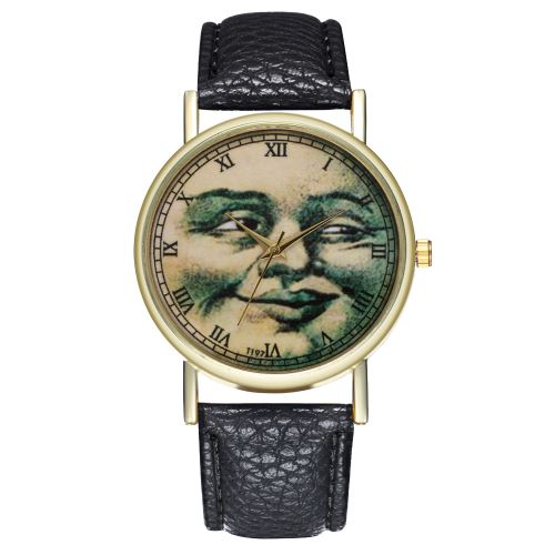 hommes authentiques montre classique dames montre personnalité créative montre mode quartz horloge T197-Anoir