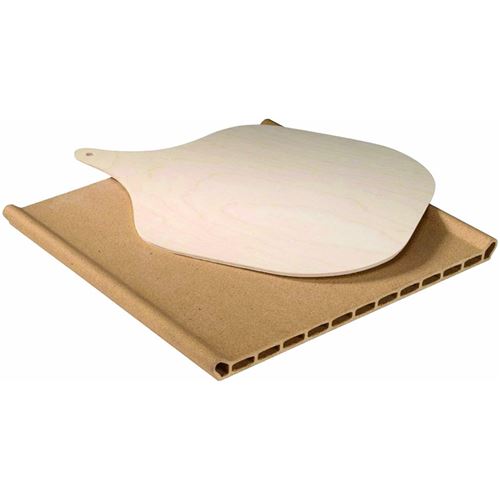 Pierre a pizza en terre cuite 34 cm x 34.5 cm x3 cm pour four whirlpool - pv-npfm-s0nc