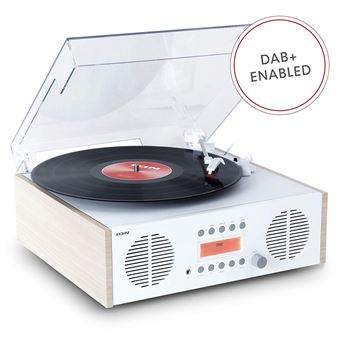 Ion Audio Digital Lp Chaine Hi Fi 4 En 1 Avec Platine Vinyle Radio Dab Fm Port Usb Et Entree Auxiliaire Platine Vinyle Top Prix Fnac