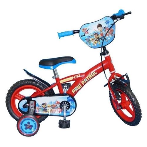 Patpatrouille Velo Enfant Garcon - 12 - 3/5 Ans - Rouge