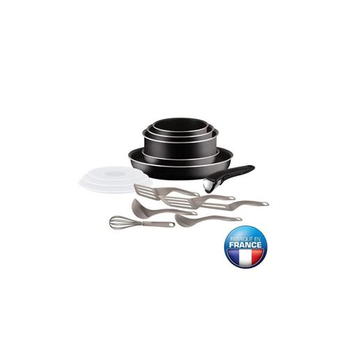 Tefal Ingenio Essential Batterie De Cuisine 15 Pieces L2009202 16-18-20-26 Cm Tous Feux Sauf Induction