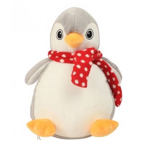 Mumbles Zippie - Peluche Penguin - Enfant (Taille unique) (Gris / blanc) - UTPC3373