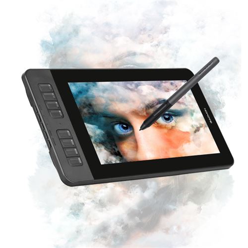 11.6 Pouces Tablette Graphique Avec Écran Gaomon IPS HD Avec 1 Stylet Et 8 Touches de raccourcis- Noir
