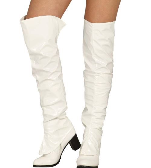 Couvre-chaussures blanches femme