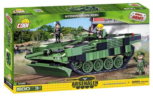 COBI Jeu de Construction Stridsvagn 103C, 2498, Vert/Noir