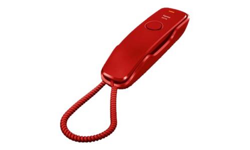 Gigaset DA210 - Téléphone filaire - rouge