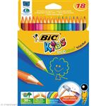 Crayons de couleur Bic Kids Evolution - 18 crayons écologiques