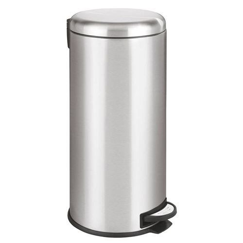 Poubelle de cuisine à pédale URBAN Argent Acier inoxydable 30L