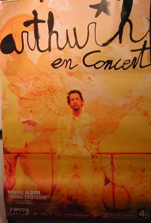 Arthur H - 80x120 cm - AFFICHE / POSTER