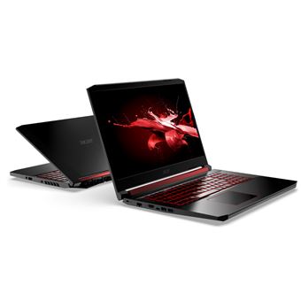 Acer Nitro 5 AN515-54-59TP - Intel Core i5 - 9300H / jusqu'à 4.1 GHz - Win 10 Familiale 64 bits - GF GTX 1650 - 8 Go RAM - 128 Go SSD + 1 To HDD - 15.6" IPS 1920 x 1080 (Full HD) - Wi-Fi 5 - Noir vitreux - clavier : Français - 1