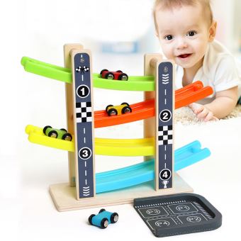 Garcon Et Fille Cadeaux de Course en Bois Draisine Rampe Racer 4 Mini Jouet enfant en Bas Age Multicolor RA478 Autre jeux educatifs et electroniques Achat prix fnac