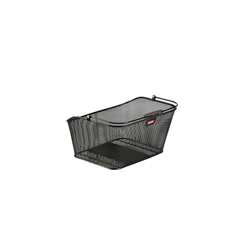 Panier ar acier maille klickfix city 20l noir 40x20x30 cm (avec fix korbklip)