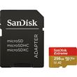 SanDisk Extreme - Carte mémoire flash (adaptateur microSDXC vers SD inclus(e)) - 256 Go - A2 / Video Class V30 / UHS-I U3 / Class10 - microSDXC UHS-I
