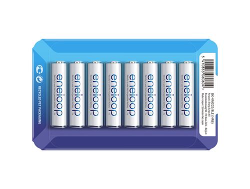 8 x Piles Panasonic Eneloop R03 / AAA 800mAh BK-4MCCE / 8LE (pack coulissant)