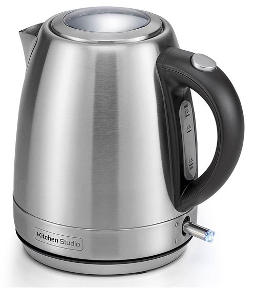 Bouilloire sans fil 1.5l 2000w inox brossé - KS10108 - KITCHEN CHEF