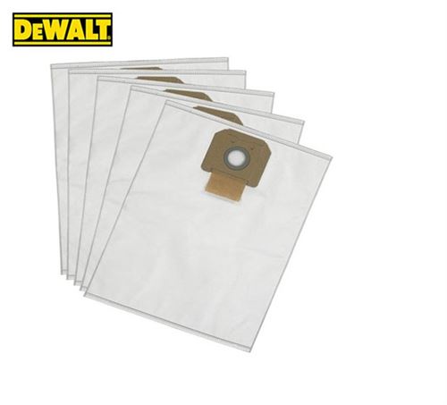 Dewalt - Lot de 5 sacs d&apos;aspirateur en tissu pour DWV900L / DWV901L / DWV902M