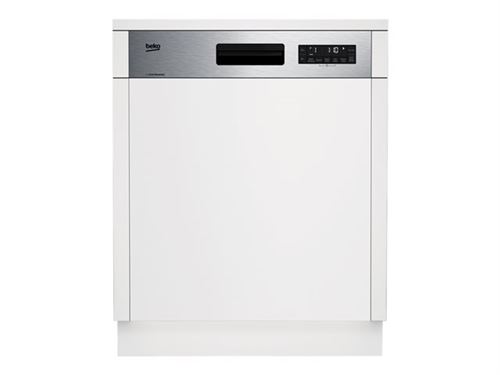 Beko DSN6634FX2 - Lave-vaisselle - intégrable - Niche - largeur : 60 cm - profondeur : 57 cm - hauteur : 82 cm - acier inoxydable