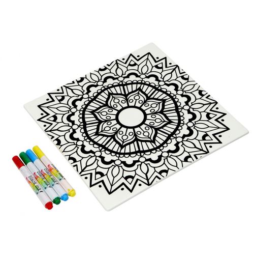Dessous de plat Just Add Colour - 21,5 x 21,5 x 1 cm
