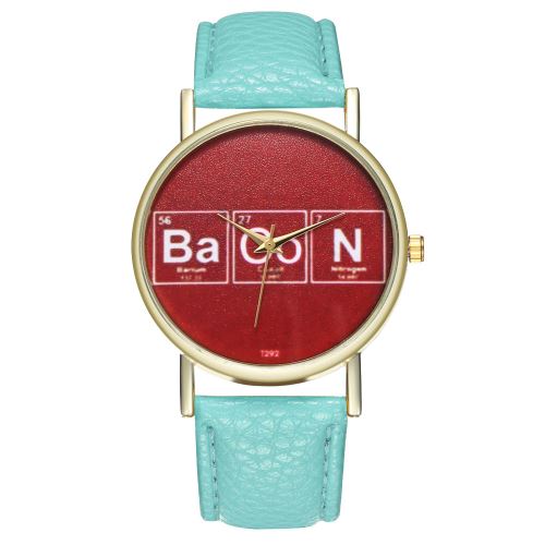 Montre pour femme de la mode féminine suisse authentique montre à quartz T292-AMenthe verte