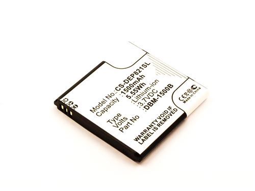 Batterie compatible Doro Liberto 820 mini, Li-ion, 3,7V, 1500mAh, 5,6Wh