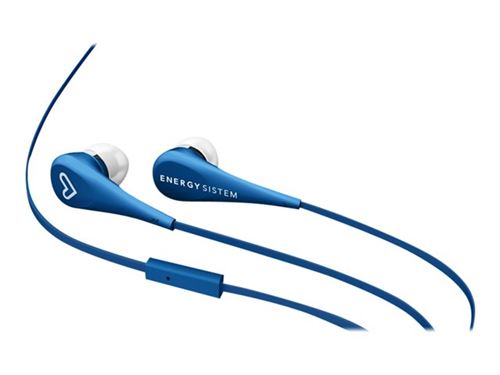 Energy Style 1+ - In-ear hoofdtelefoons met micro - inwendig - met bekabeling - 3,5 mm-stekker - marineblauw