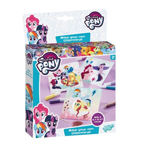 Totum My Little Pony Cartes à paillettes