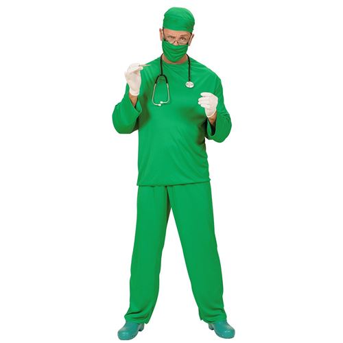 Déguisement Chirurgien Vert Homme Xl Vert 3204c Widmann XL - Coloris : Vert3204C Widmann