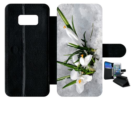 Etui À Rabat Samsung Galaxy S8 Lys Dans La Neige