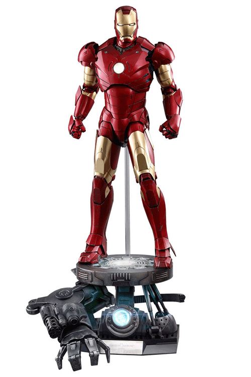 Figurine Hot Toys QS012 - Marvel Comics - Iron Man - Iron Man Mark 3 Deluxe Version