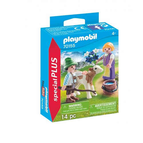 Playmobil Special Plus 70155 Enfants avec Veau