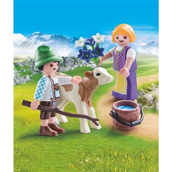 Playmobil Special Plus 70155 Enfants avec veau