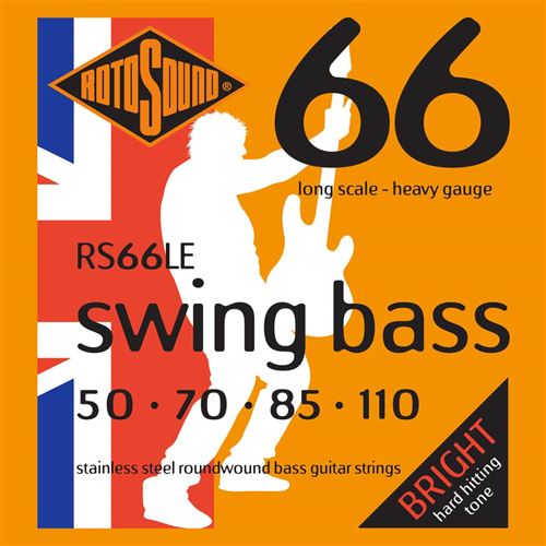 Rotosound Swing Bass 66 Rs66le Stainless Steel 50110 Cordes Guitares Basses 4