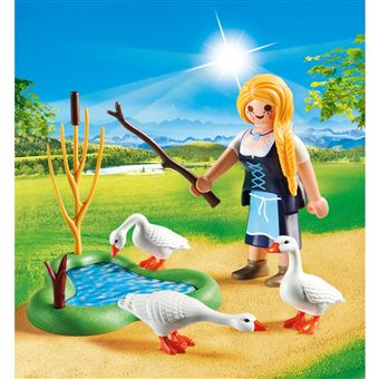 Playmobil Œuf de Pâques 70083 Jeune fille avec oies
