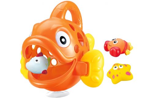 Jamara jouet de bain Hungry Fish orange junior 23 x 23 x 20 cm